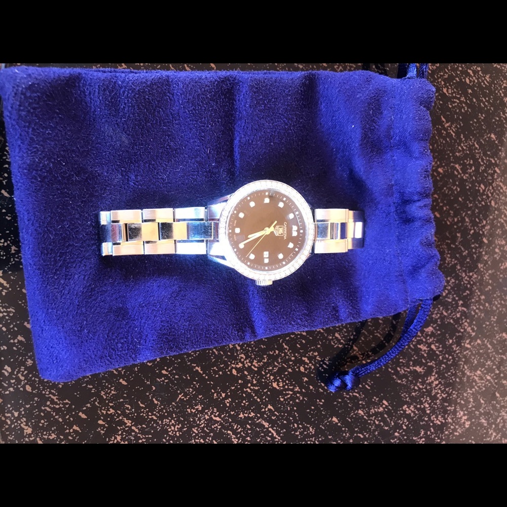 Tag Heuer carrera  diamonds good  condition woman